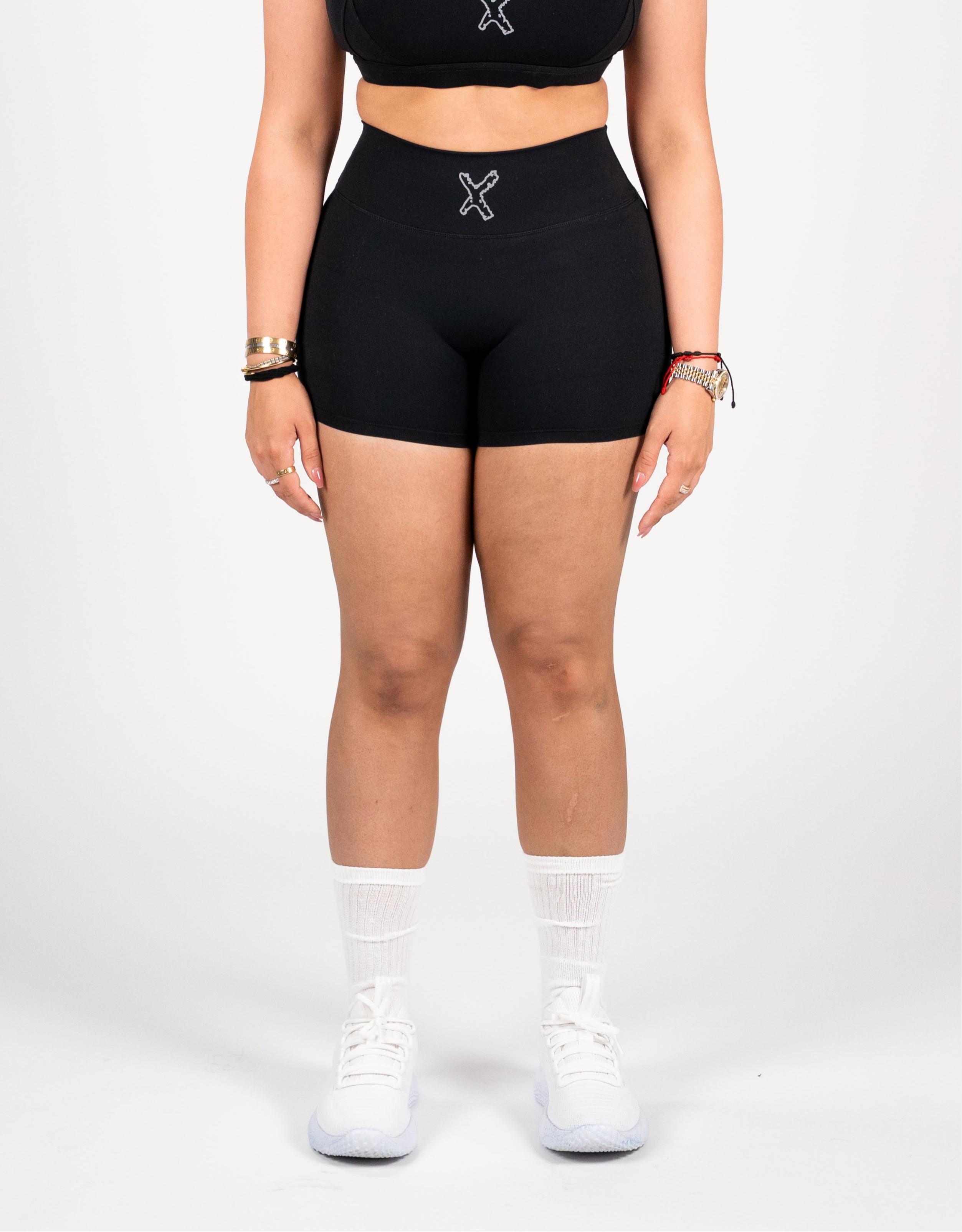 Core short legging - zwart