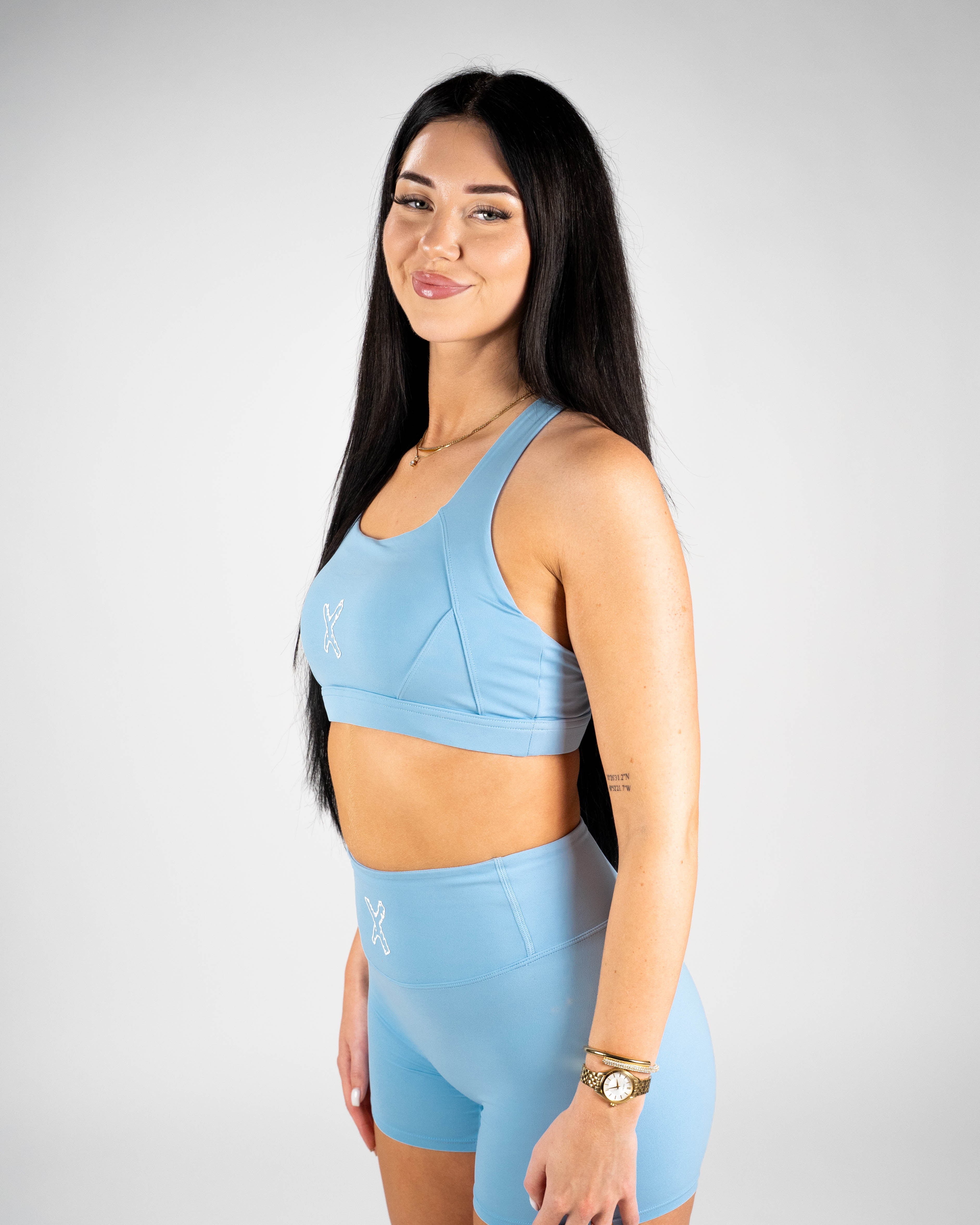 core sportbeha - babyblauw