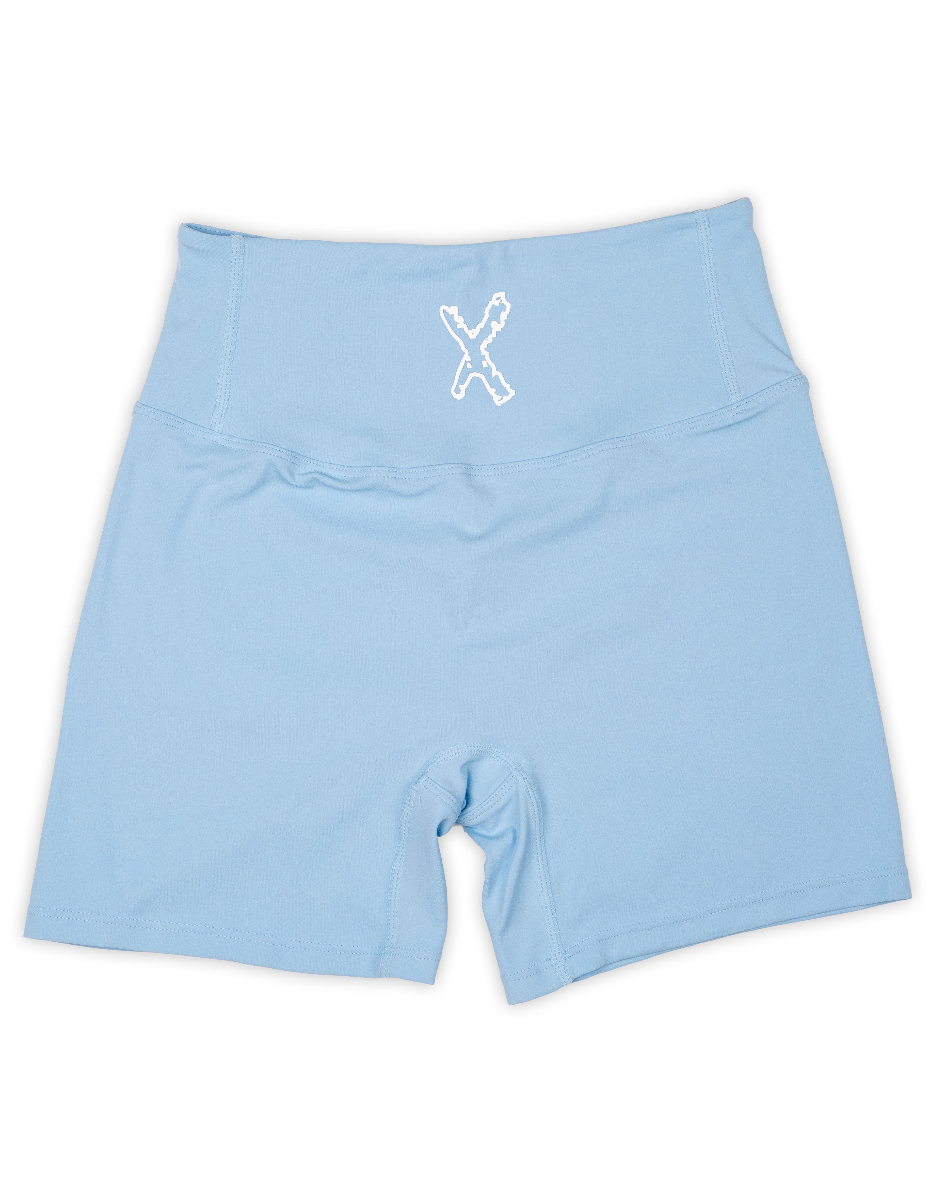 Core short legging (scrunch) - babyblauw