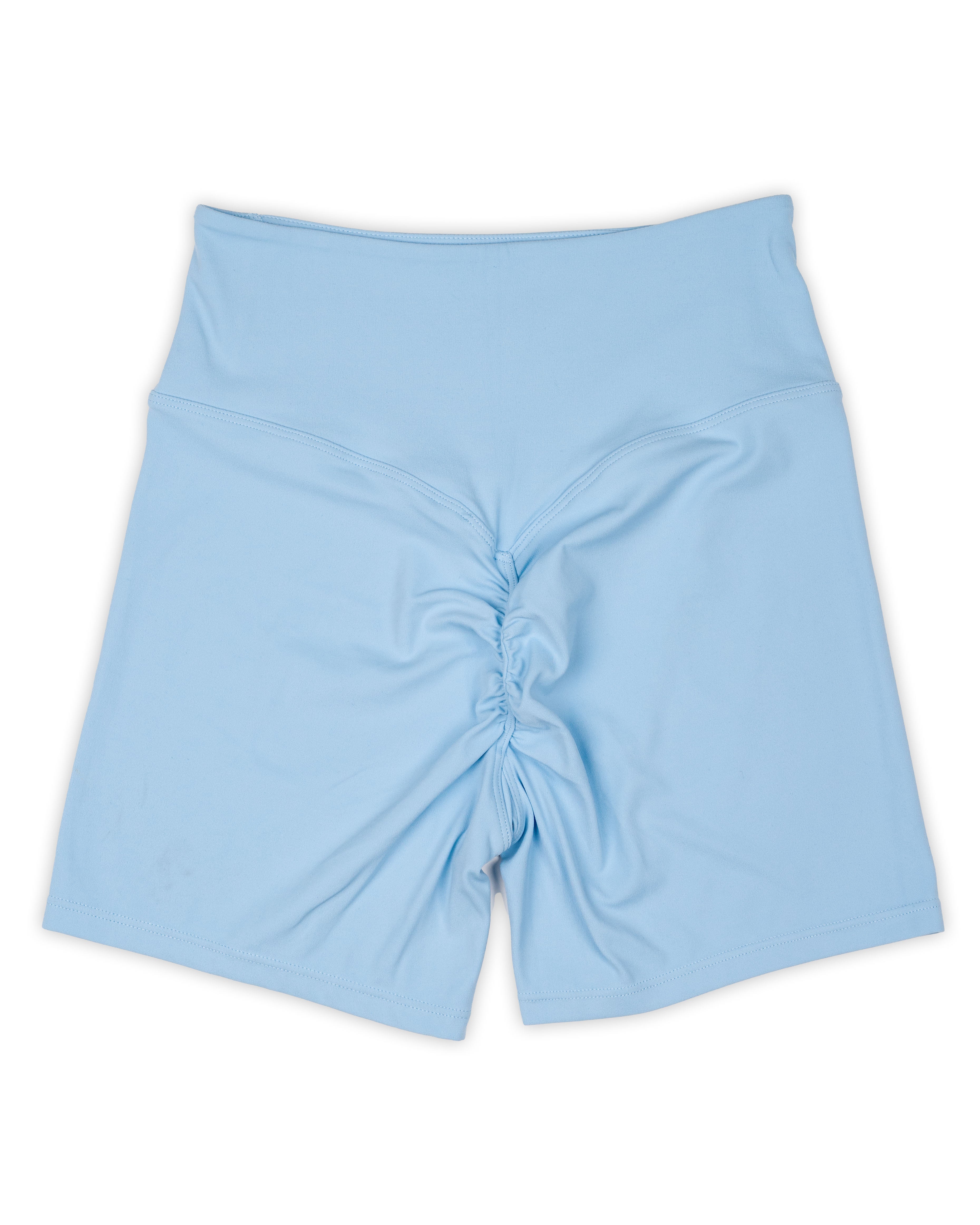 Core short legging (scrunch) - babyblauw